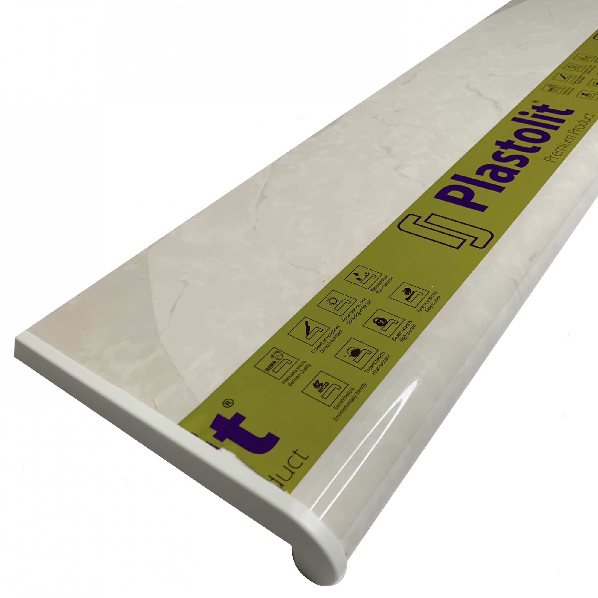 

Подоконник PLASTOLIT "White Marble" глянец (200*1000мм)