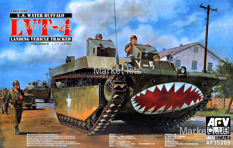 

Гусеничная десантная машина LVT-4 (Early Type) 1:35 AFV-Club (AF35205)