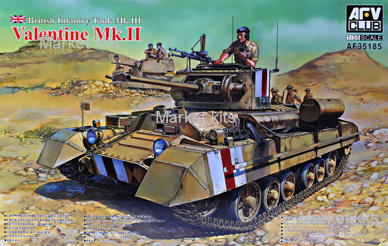 

Британский пехотный танк Valentine Mk. II 1:35 AFV-Club (AF35185)