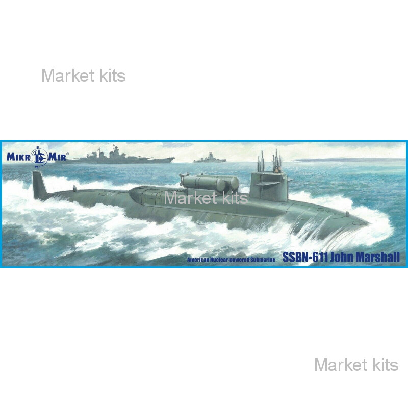 

Подводная лодка типа «Этен Аллен» SSBN-611 John Marshall 1:350 Micro-Mir (MM350-043)
