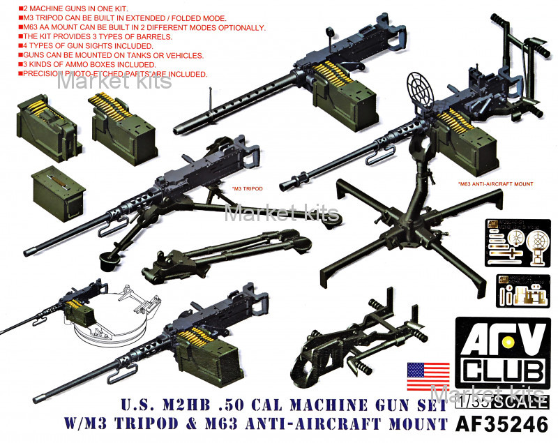 

Американское вооружение и снаряжение, ІІ МВ 1:35 AFV-Club (AF35246)