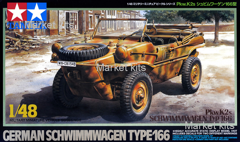 

Немецкий плавающий авто Schwimmwagen Type 166 1:48 TAMIYA (TAM32506)