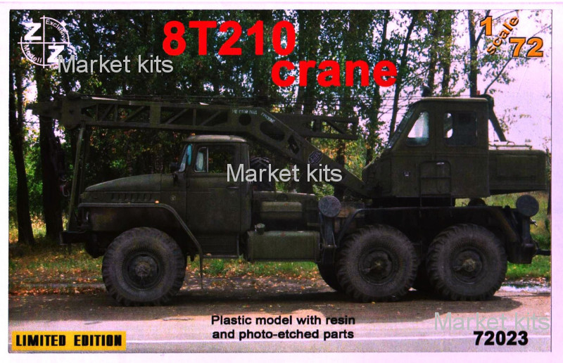 

Автомобильный кран 8Т210 1:72 ZZ MODELL (ZZ72023)