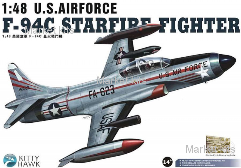 

Истребитель F-94C Starfire 1:48 Kitty Hawk (KH80101)