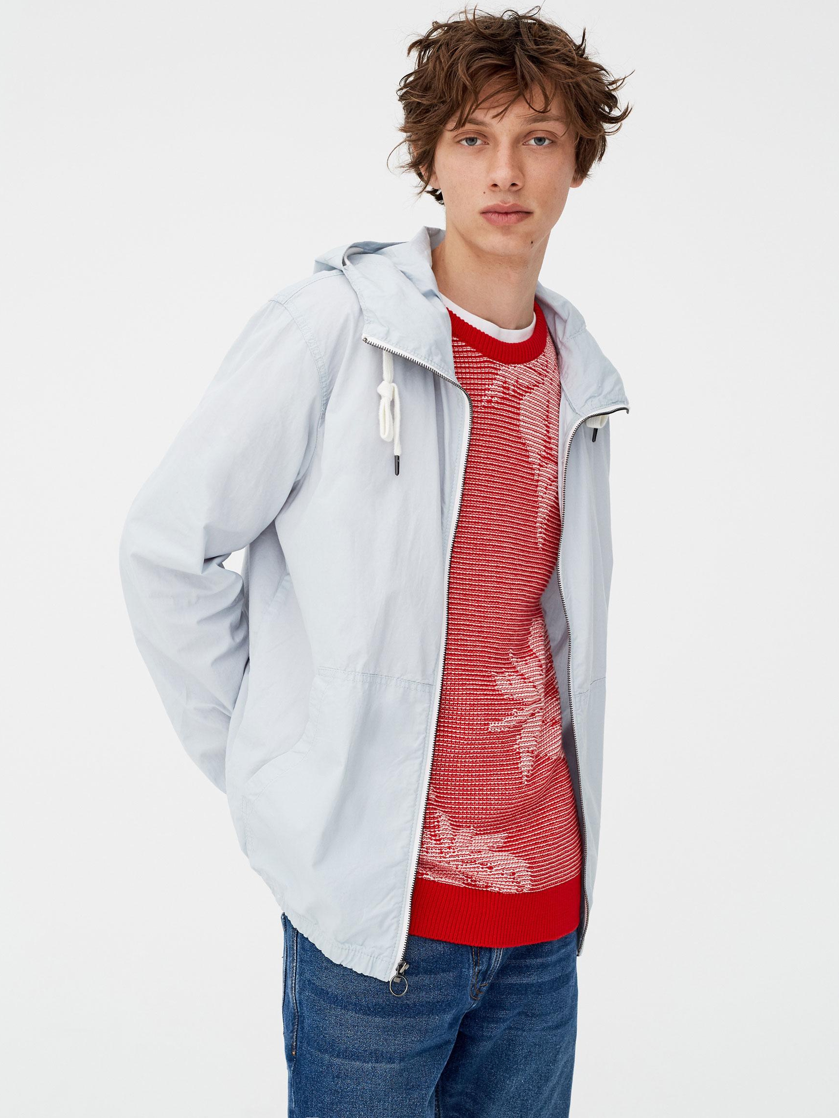 

Ветровка Pull & Bear 5711535403-ACUP S Голубая