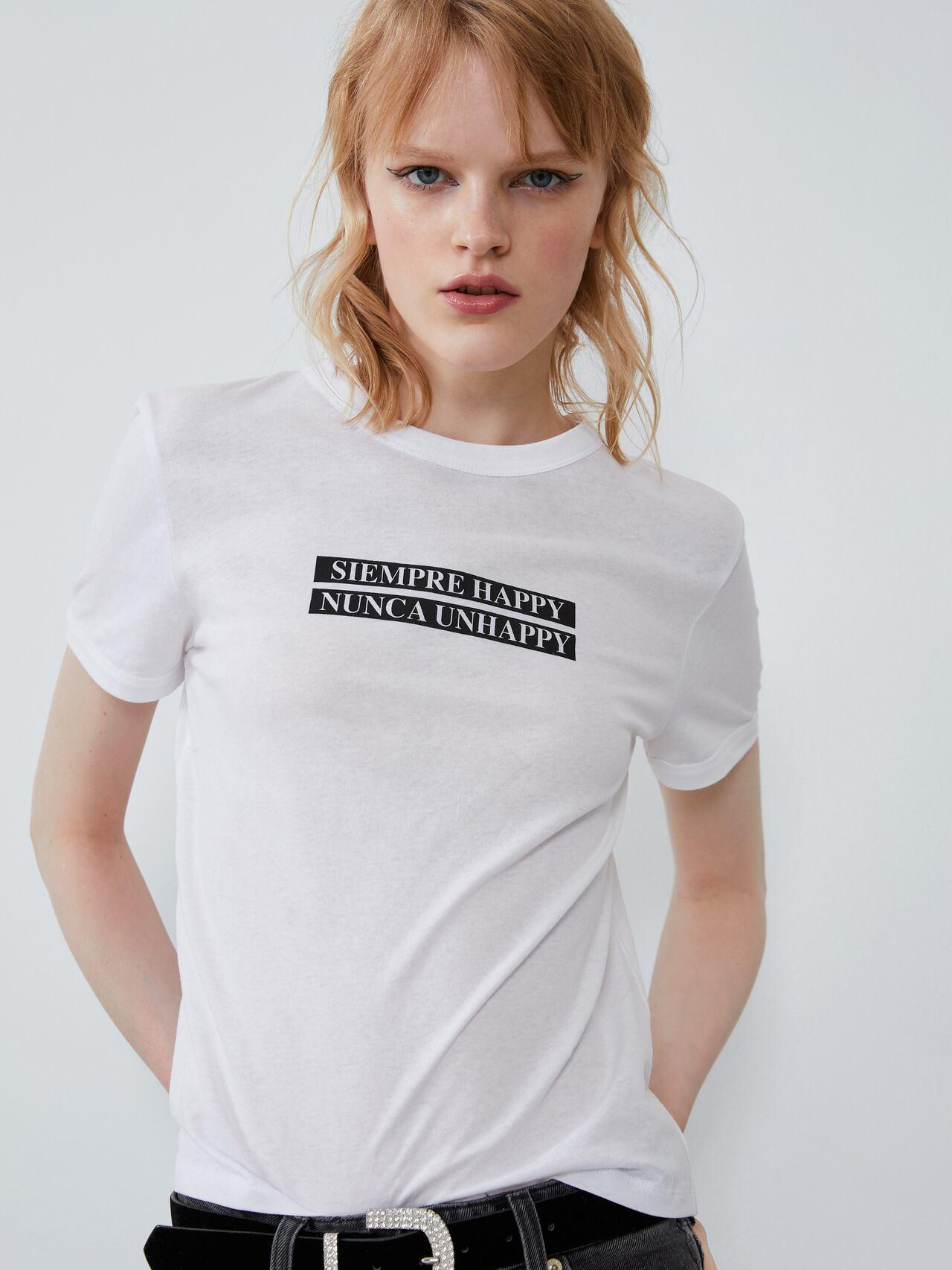 

Футболка Zara 5643804084-AAPT-AAPT M Белая