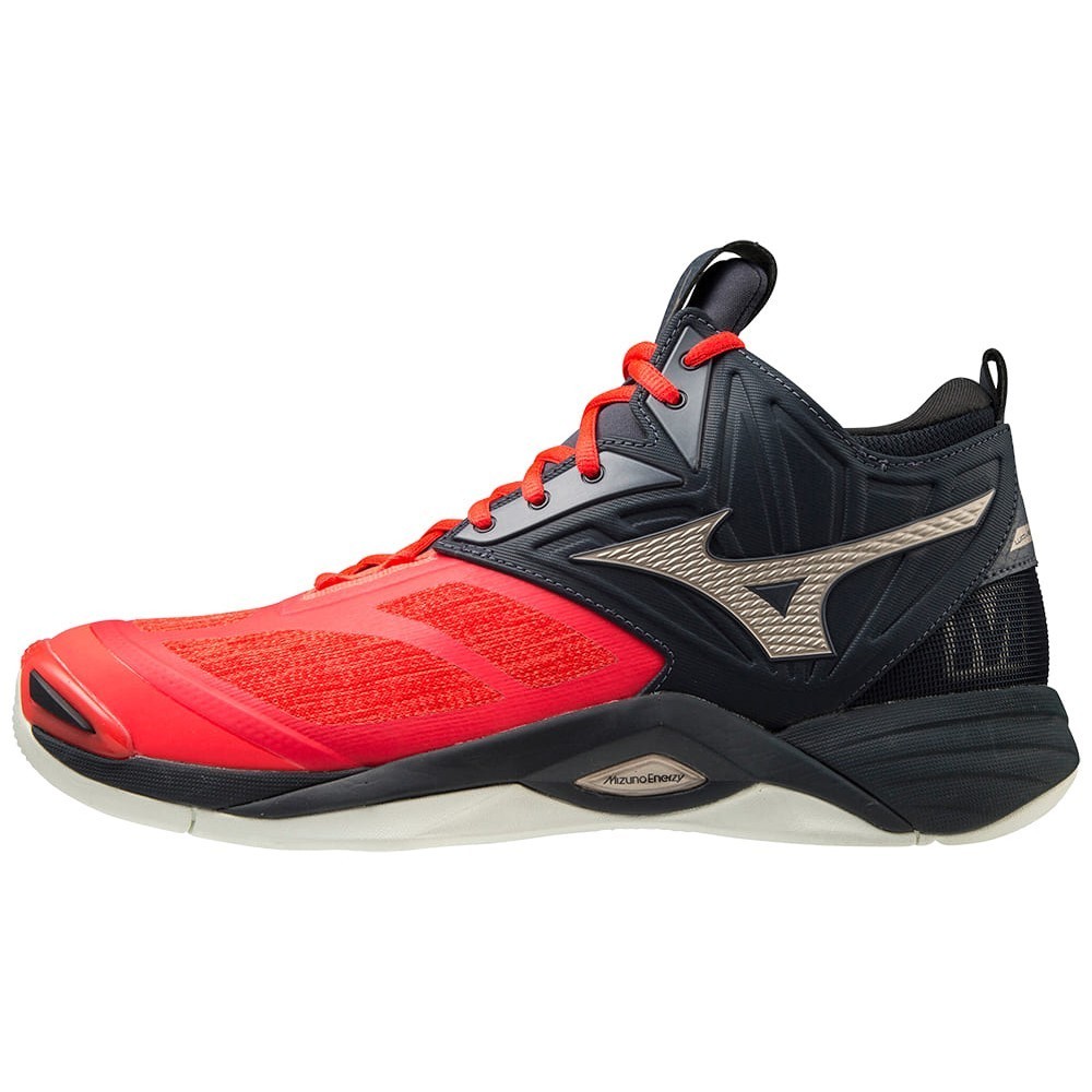 

Беговые кроссовки MIZUNO WAVE MOMENTUM 2 MID р.46,5(30,5 см) Красно-черный