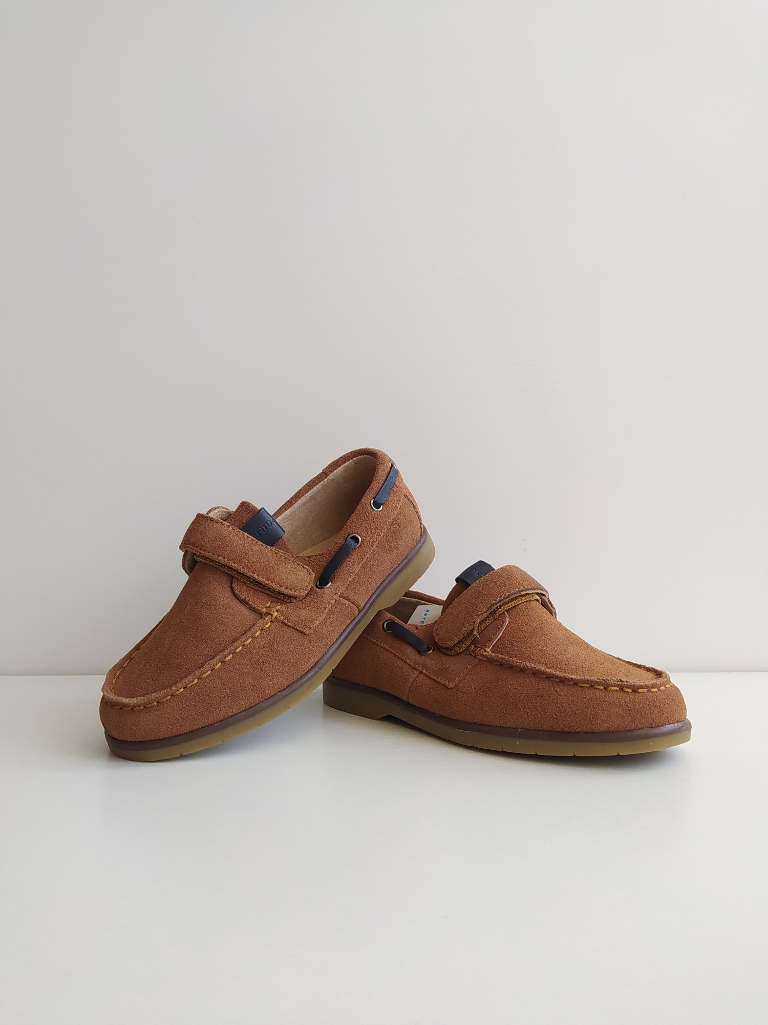 

Детские замшевые мокасины Солнце 28 р 18 см коричневый артикул Т145