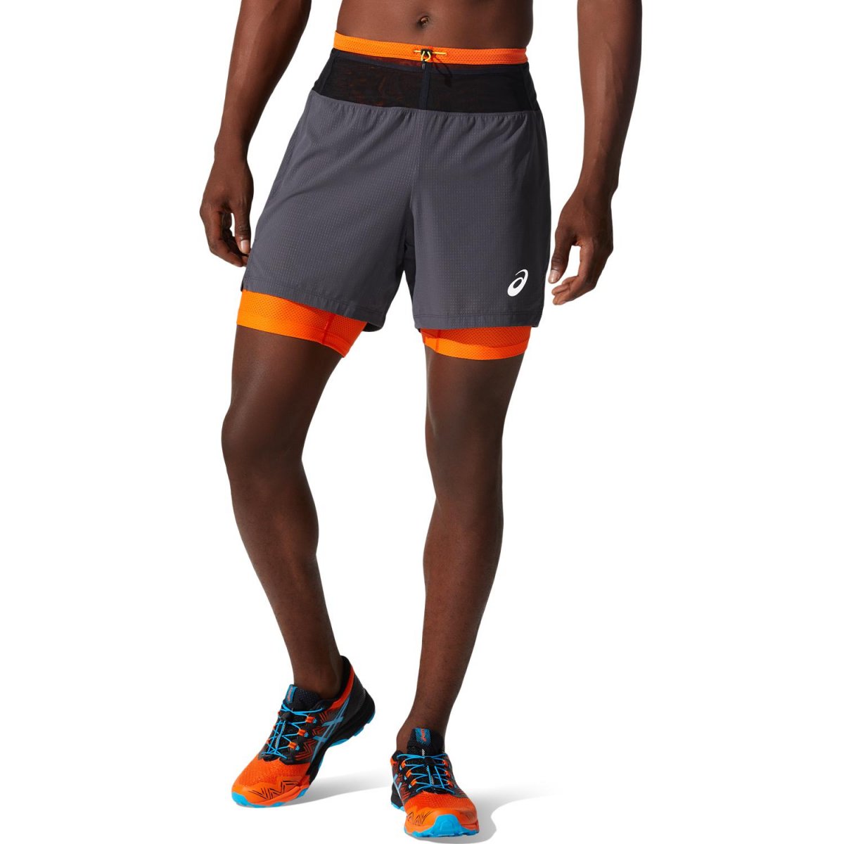 

Шорты Asics FUJITRAIL SHORT M серый c-2011B898-020