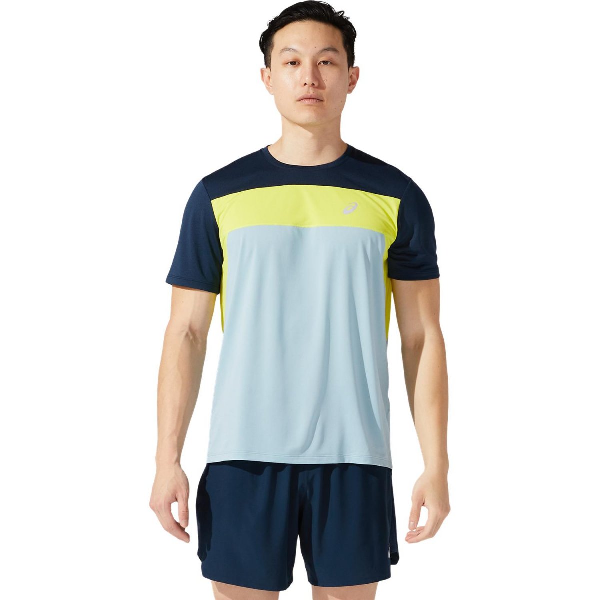 

Футболка Asics RACE SS TOP L синий c-2011A781-104