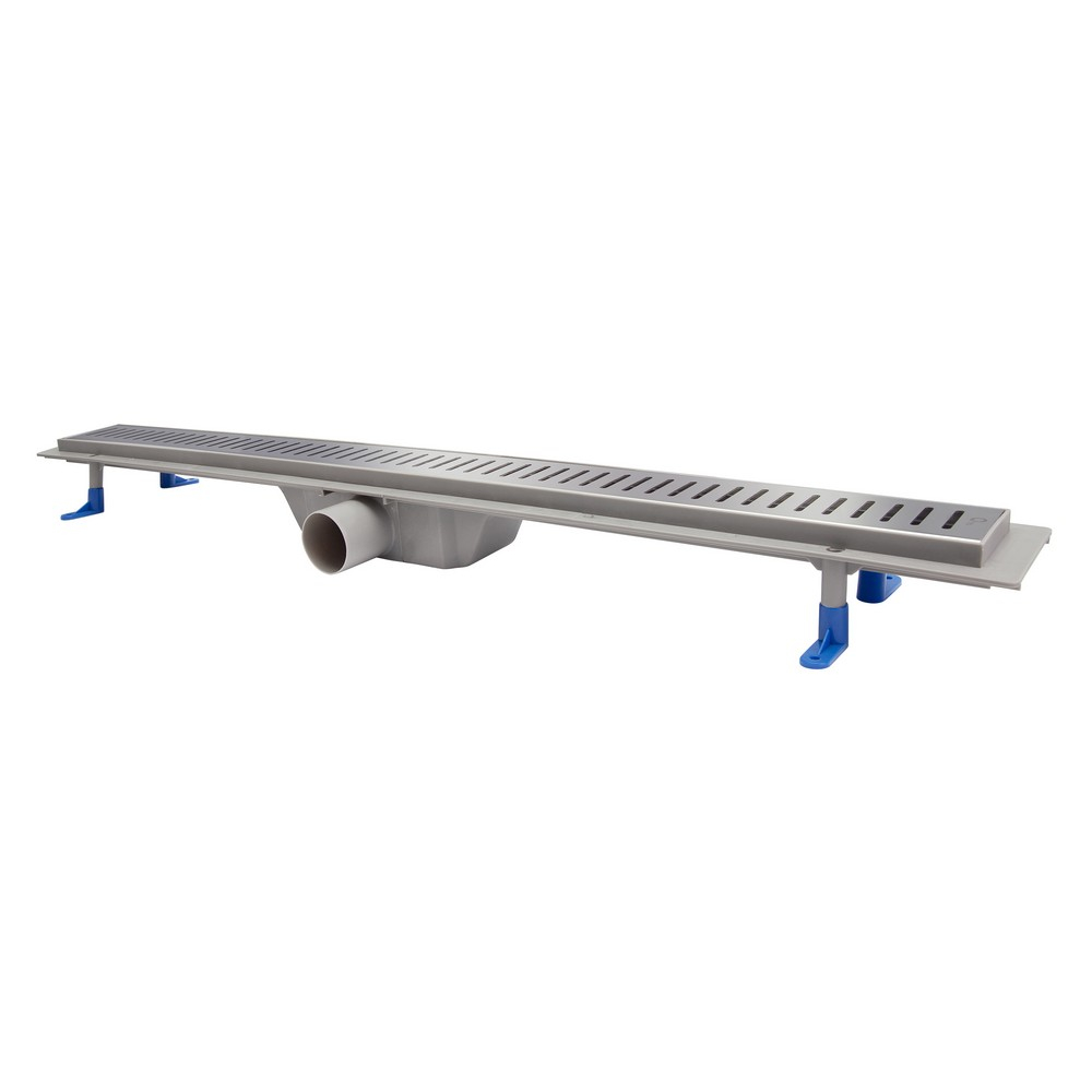 

Трап линейный Qtap Dry FA304-900 с нержавеющей решеткой 900х73