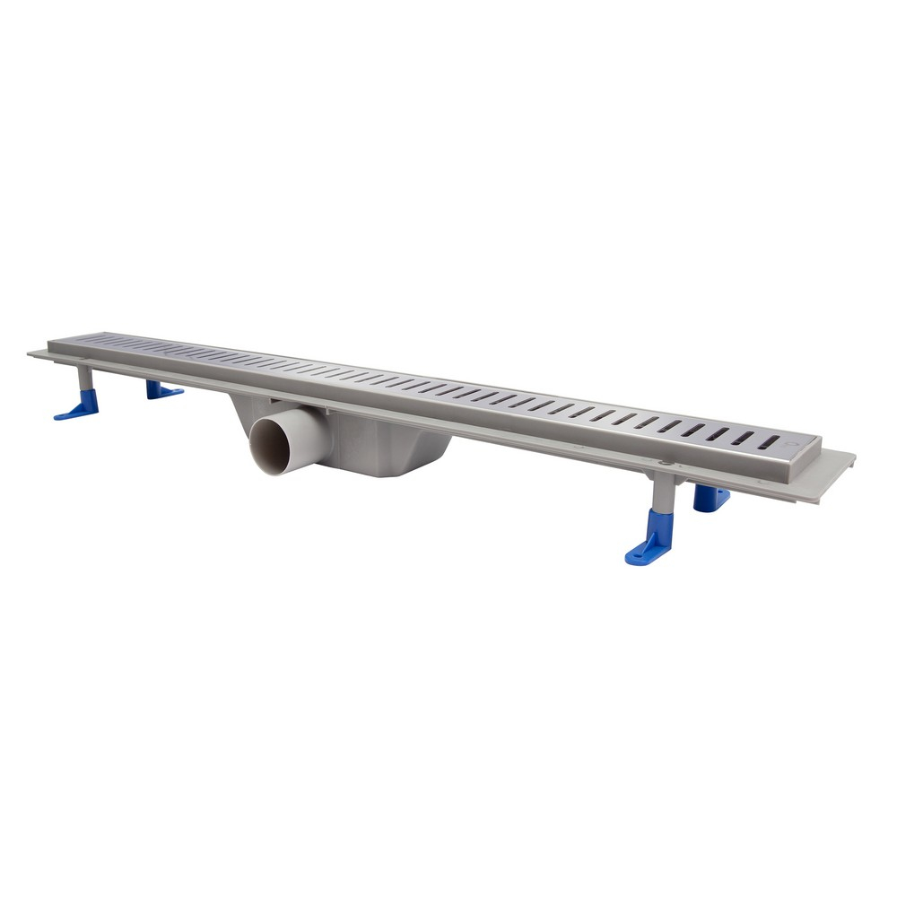 

Трап линейный Qtap Dry FA304-800 с нержавеющей решеткой 800х73