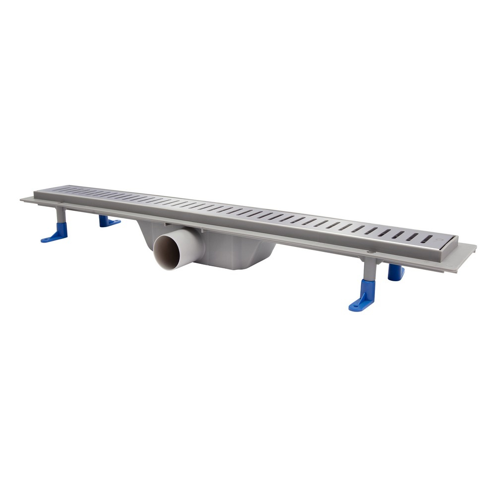 

Трап линейный Qtap Dry FA304-700 с нержавеющей решеткой 700х73
