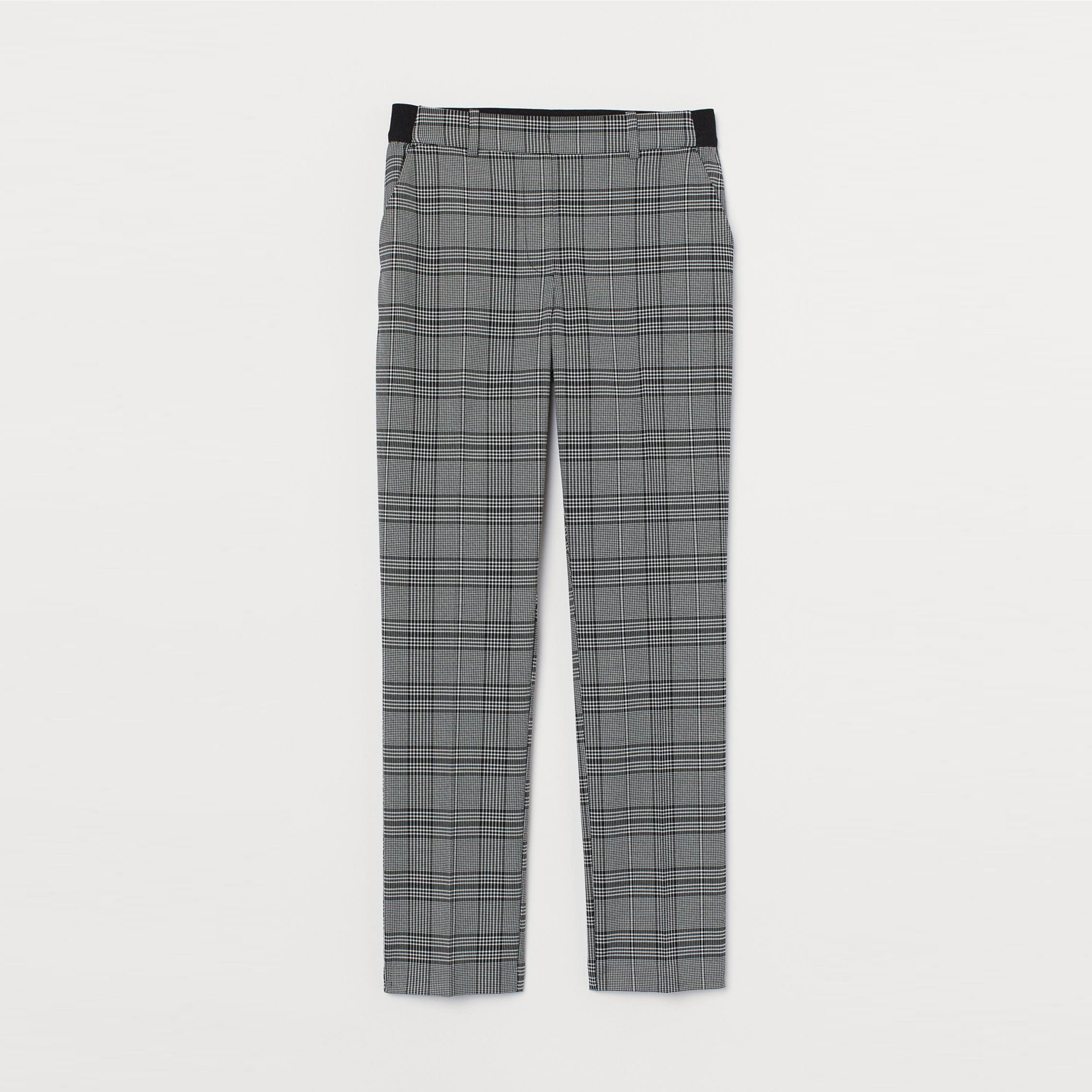 

Брюки H&M 7528140-ADHA 38 Черные с белым