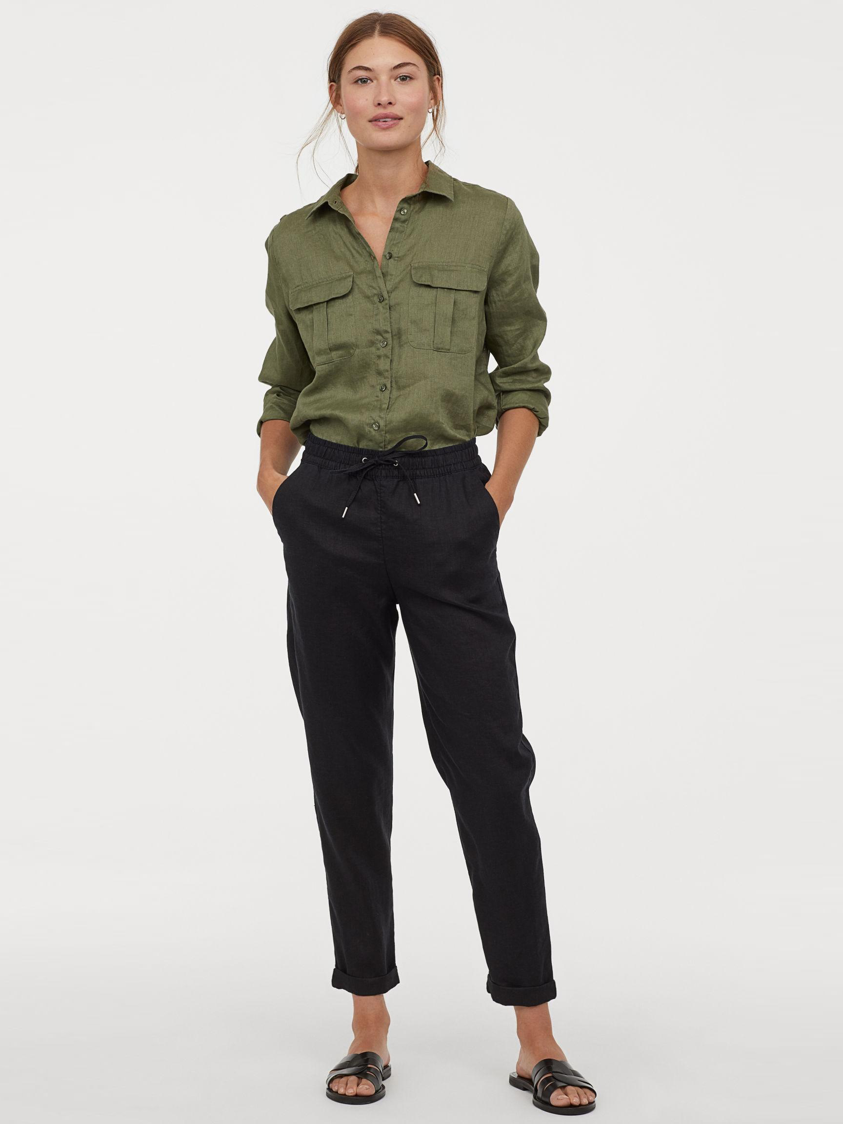 

Брюки H&M 6909361-AAAD 50 Черные