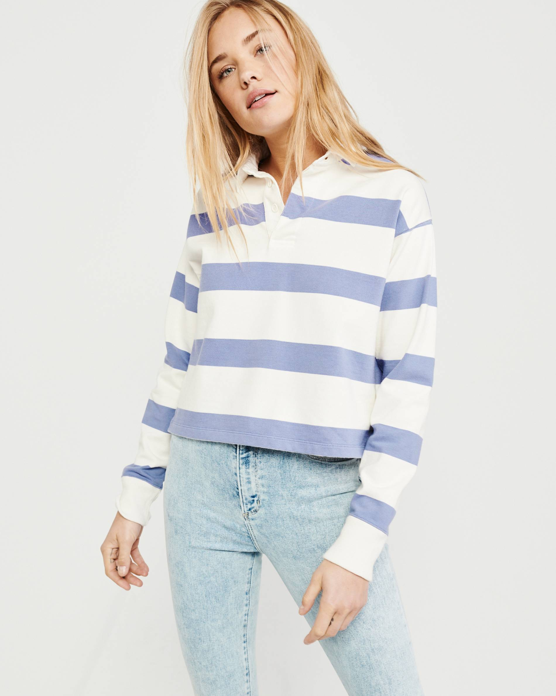 

Поло женское - поло Abercrombie & Fitch AF5955W XS Белый