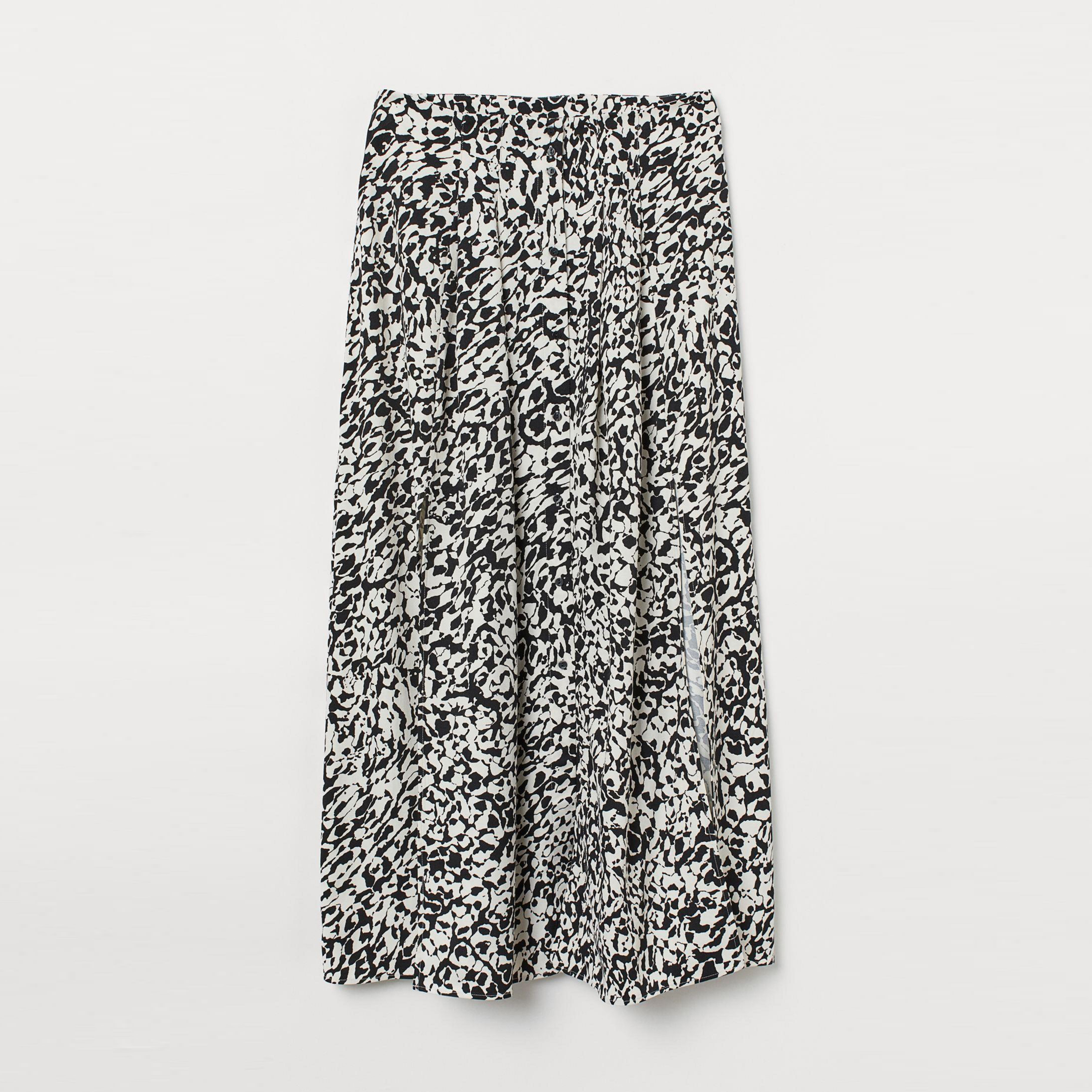 

Юбка H&M 8400291-AAAA 46 Черная с белым