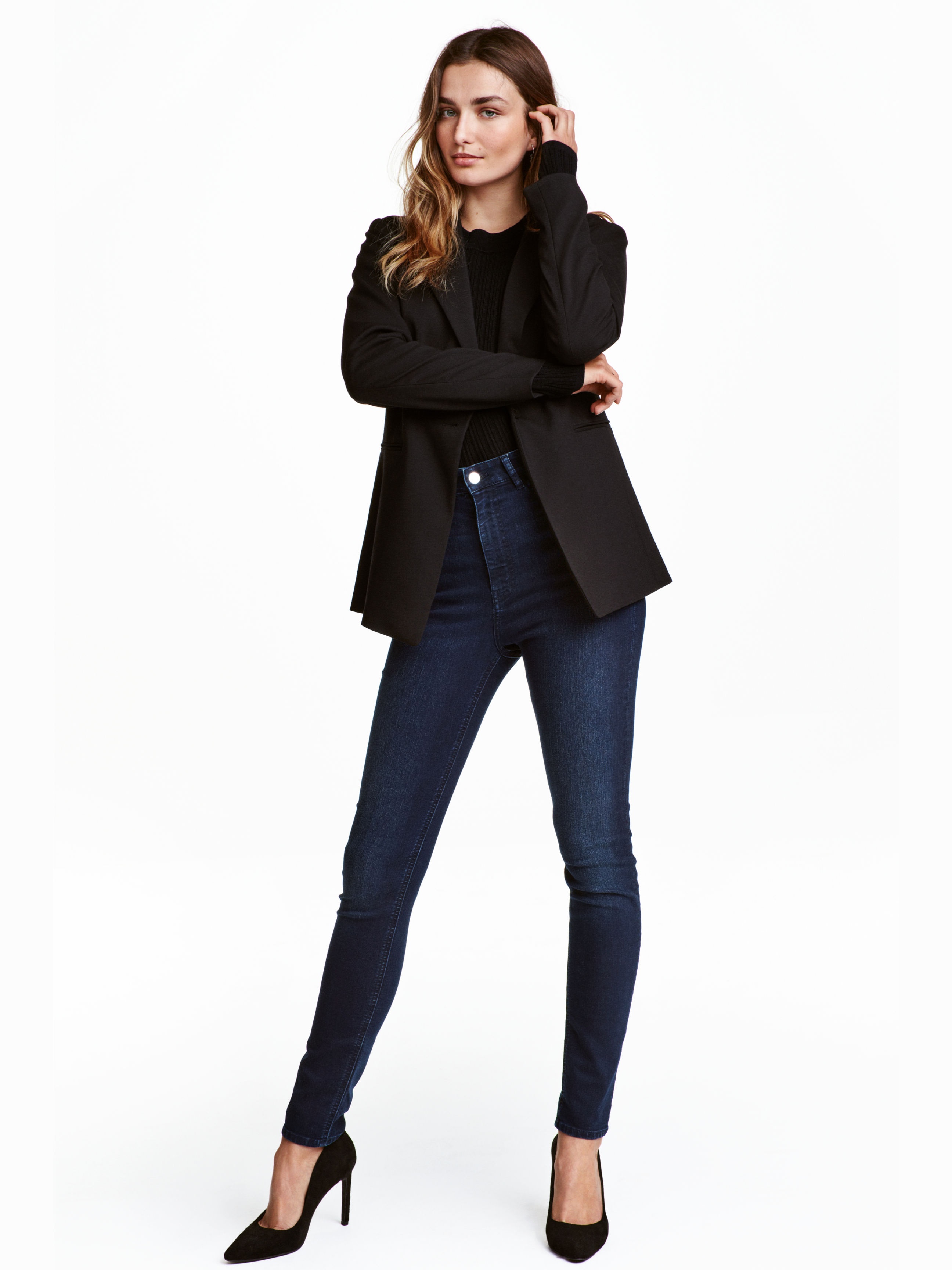 

Джинсы H&M 2549401-1 36 Темно-синие