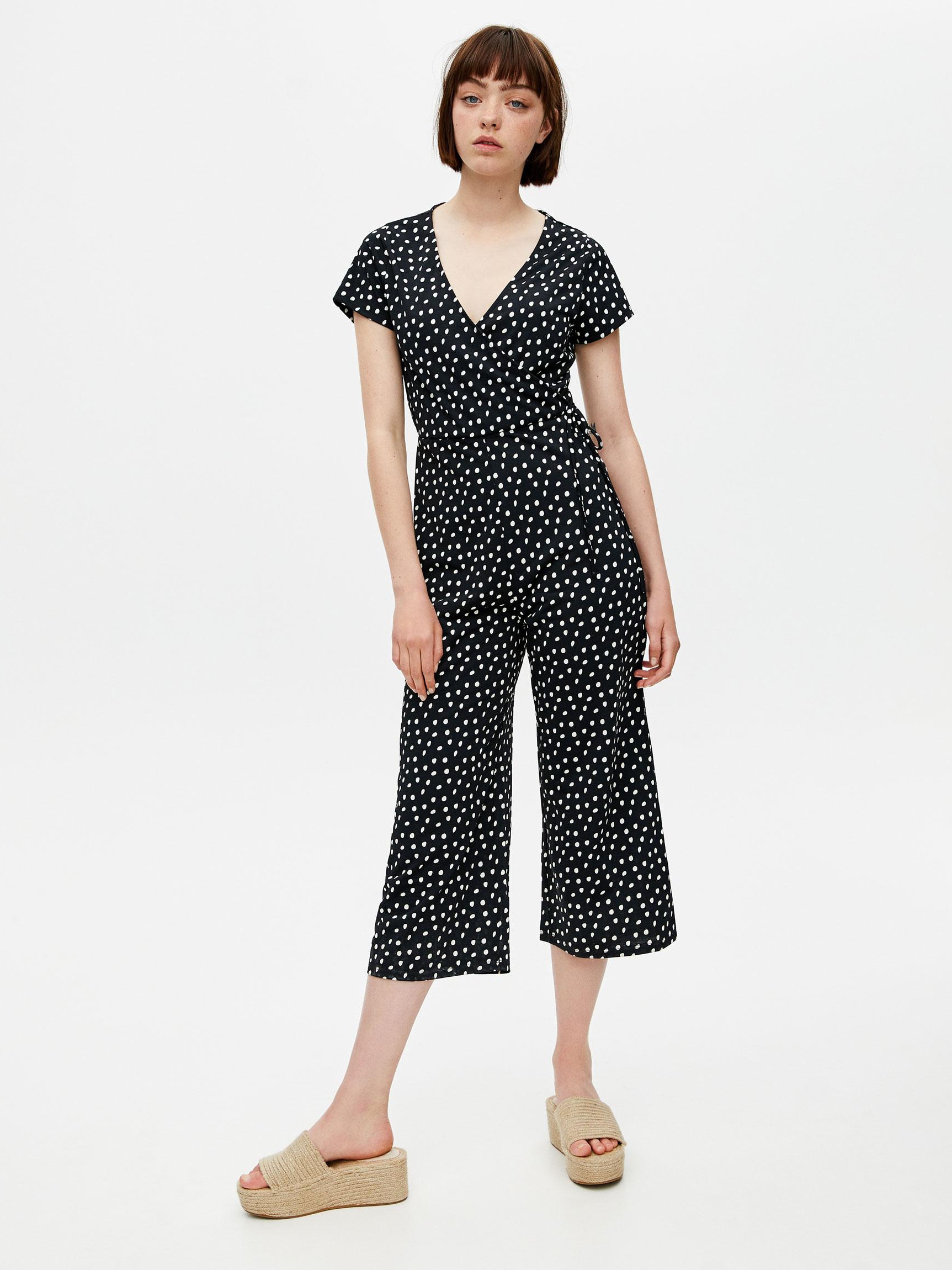 

Комбинезон Pull & Bear 5637370084-AANX S Черный с белым