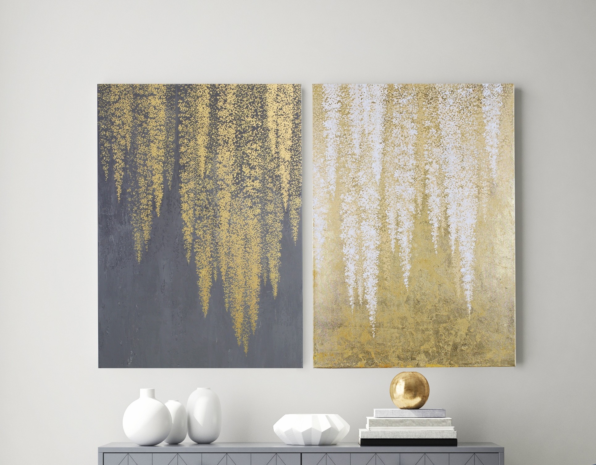 

Картина акриловыми красками на холсте Mati White wisteria-2 Ручной работы 120х90 см (AA-276 120-90)