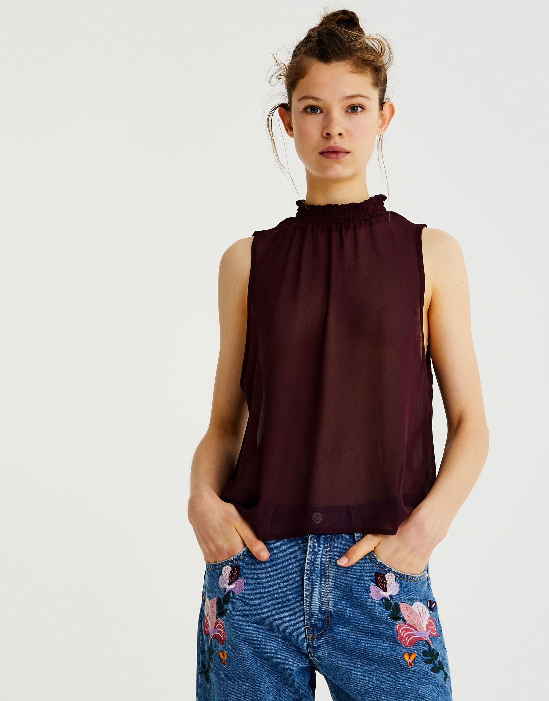 

Топ Pull & Bear 5472200605-ACXZ M Фиолетовый