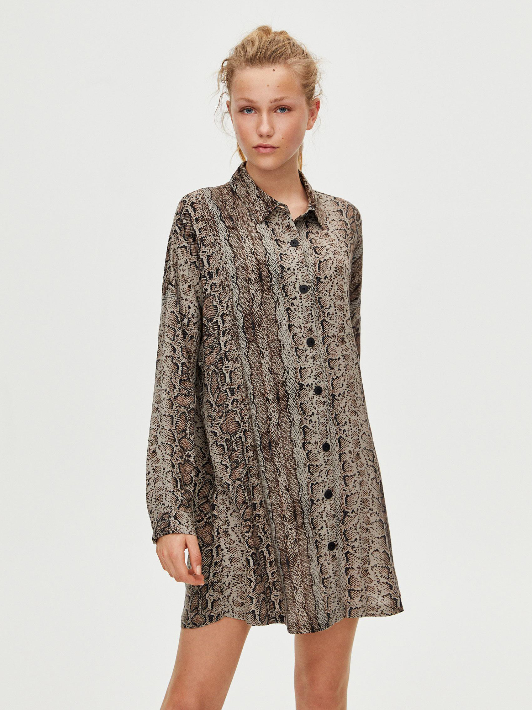 

Платье Pull & Bear 5470321038-AEXI M Змеиное