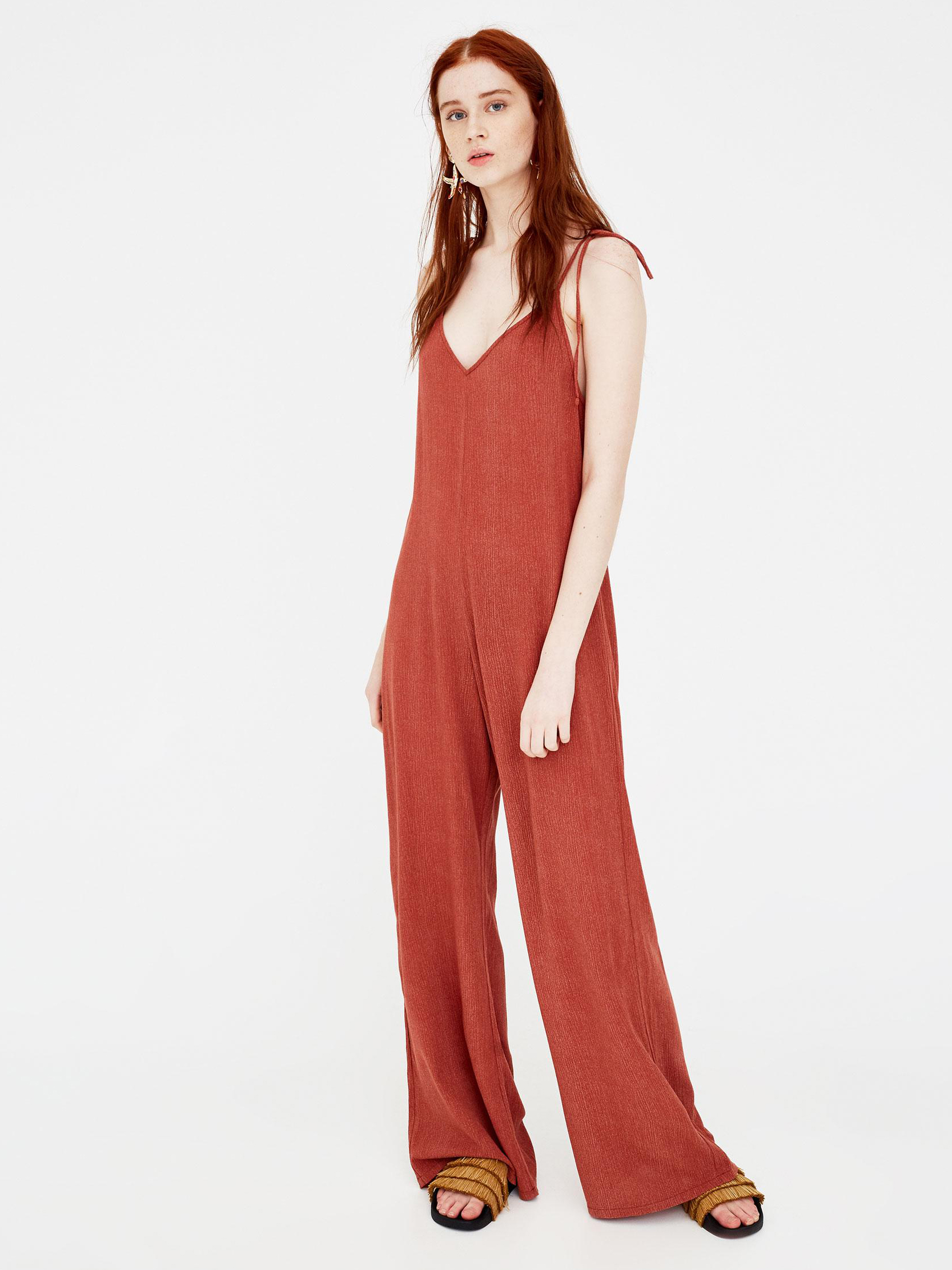 

Комбинезон Pull & Bear 5393322701-ACVB S Кирпичный