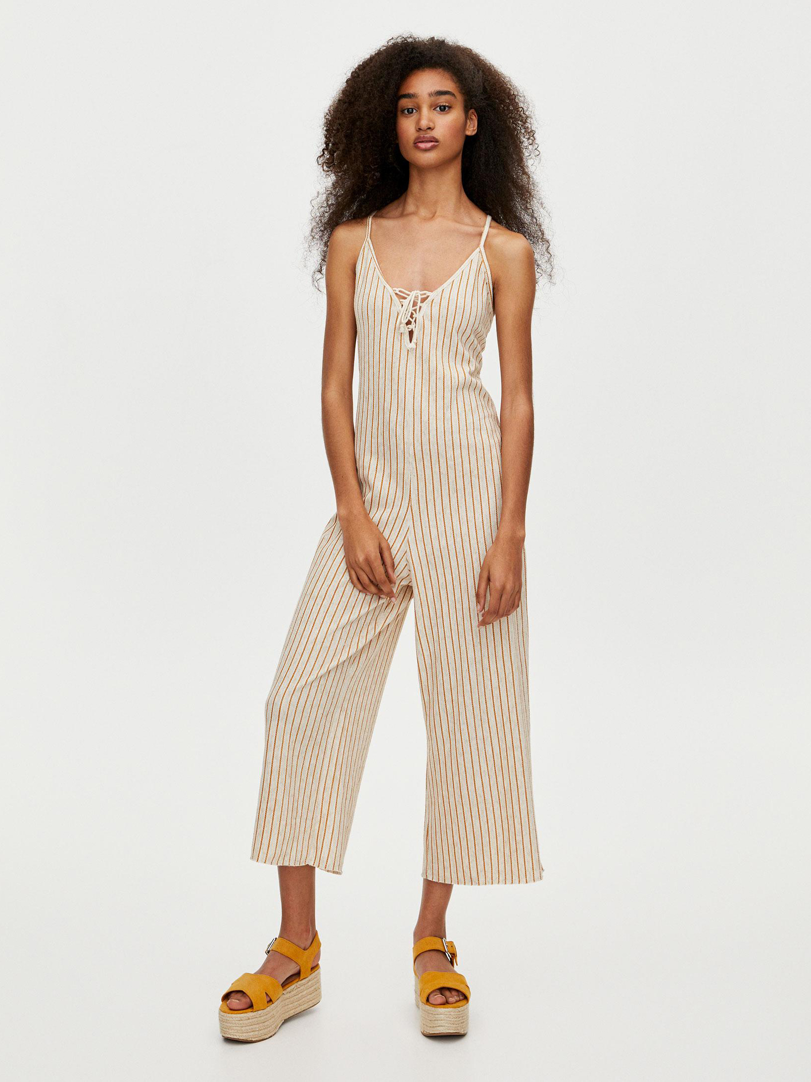 

Комбинезон Pull & Bear 5390388305-AESM S Бежевый в полоску