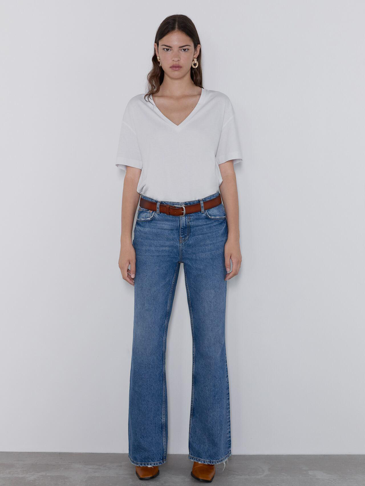 

Футболка Zara 4424627250-ACTS S Белая