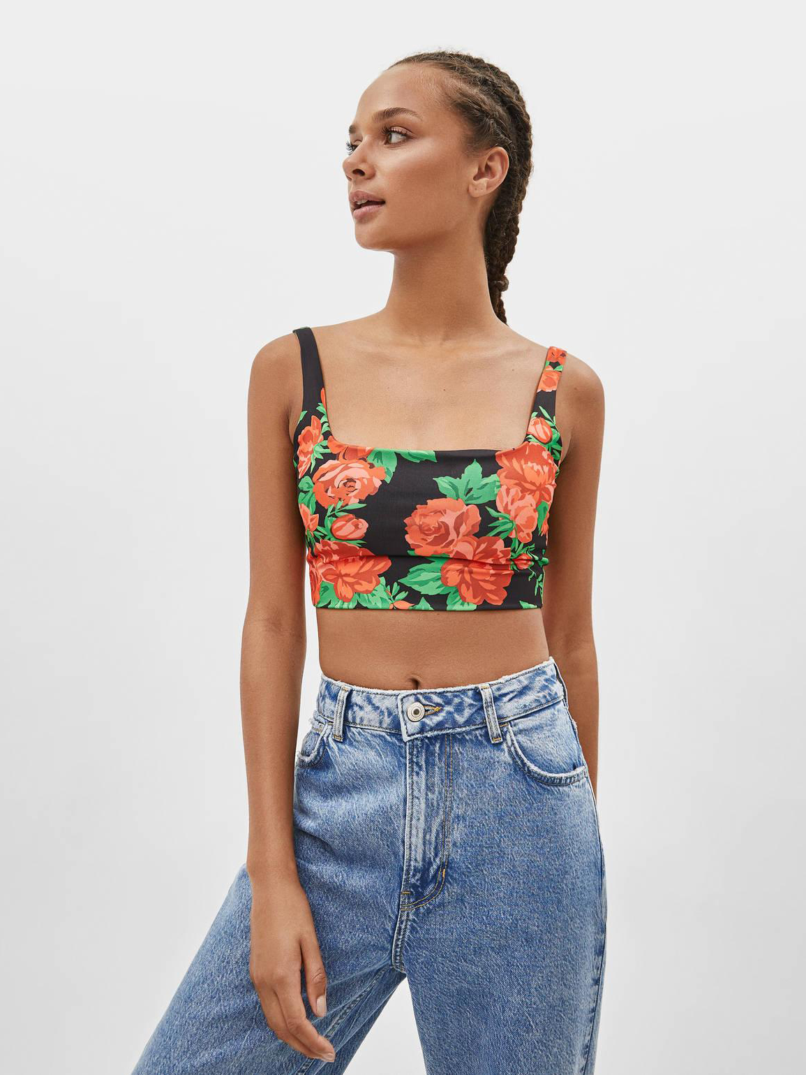 

Топ Bershka 3198256675-ACOZ M Черный