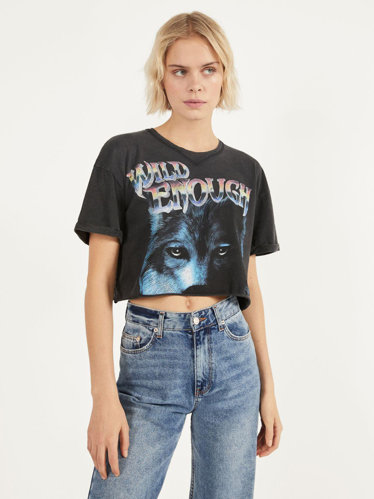 

Футболка Bershka 2225033810-AAPU M Черная