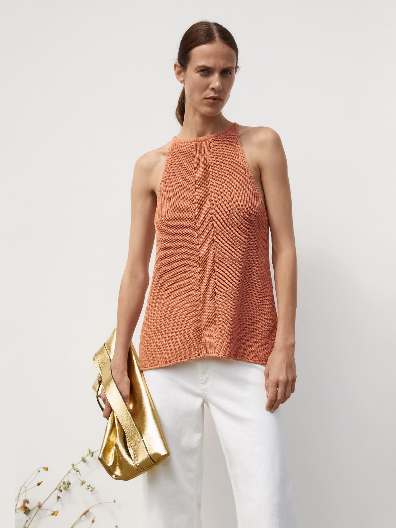 

Топ Zara 2142113900-ACUD M Бледно-коричневый
