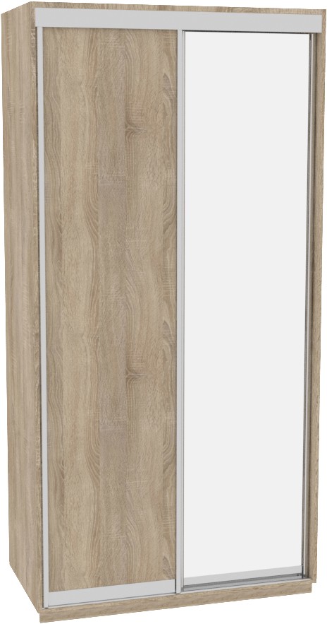 

Шкаф-купе ДОМ Фаворит В146 Дуб сонома ДСП+Зеркало 140x60x240