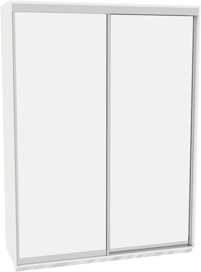 

Шкаф-купе ДОМ Фаворит В186 Белый Зеркало 180x60x220