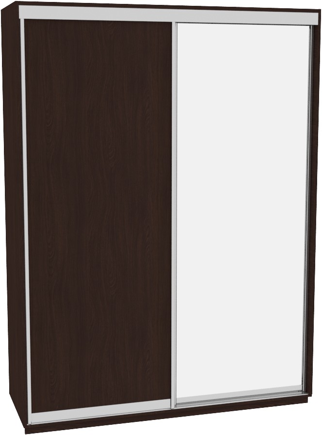 

Шкаф-купе ДОМ Фаворит В176 Венге ДСП+Зеркало 170x60x220