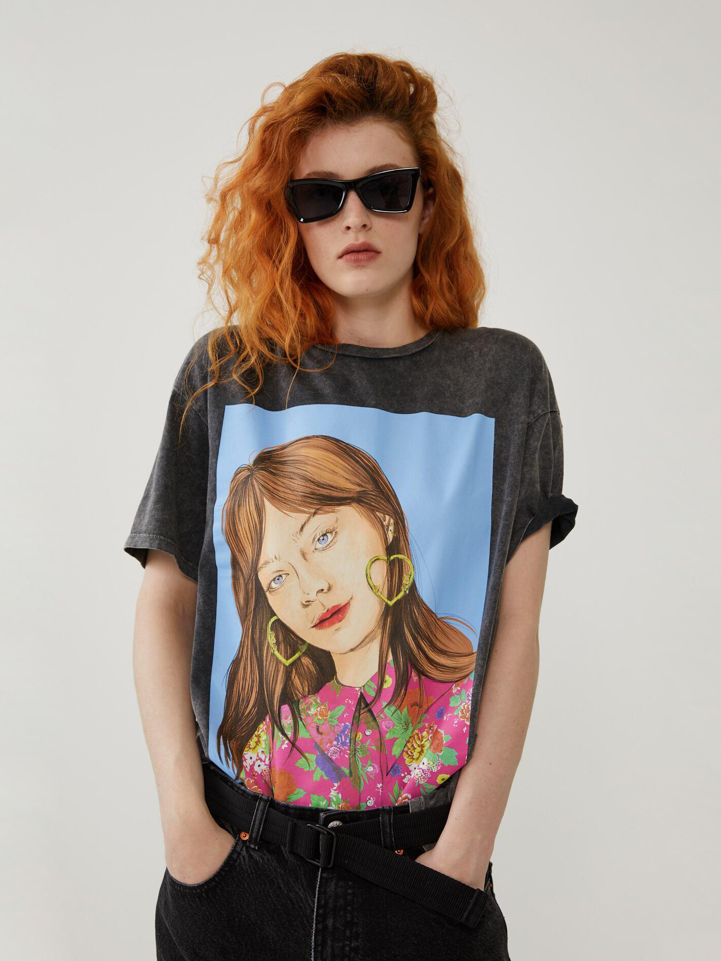 

Футболка Zara 1131910807-AAQS M Серая