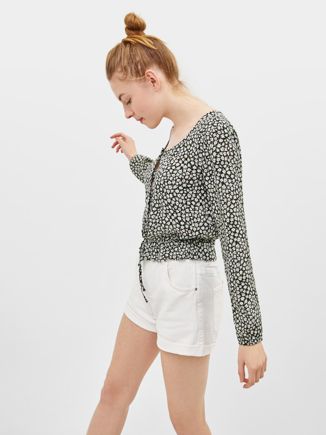 

Блузка Bershka 0982354717-ACOZ L Черная