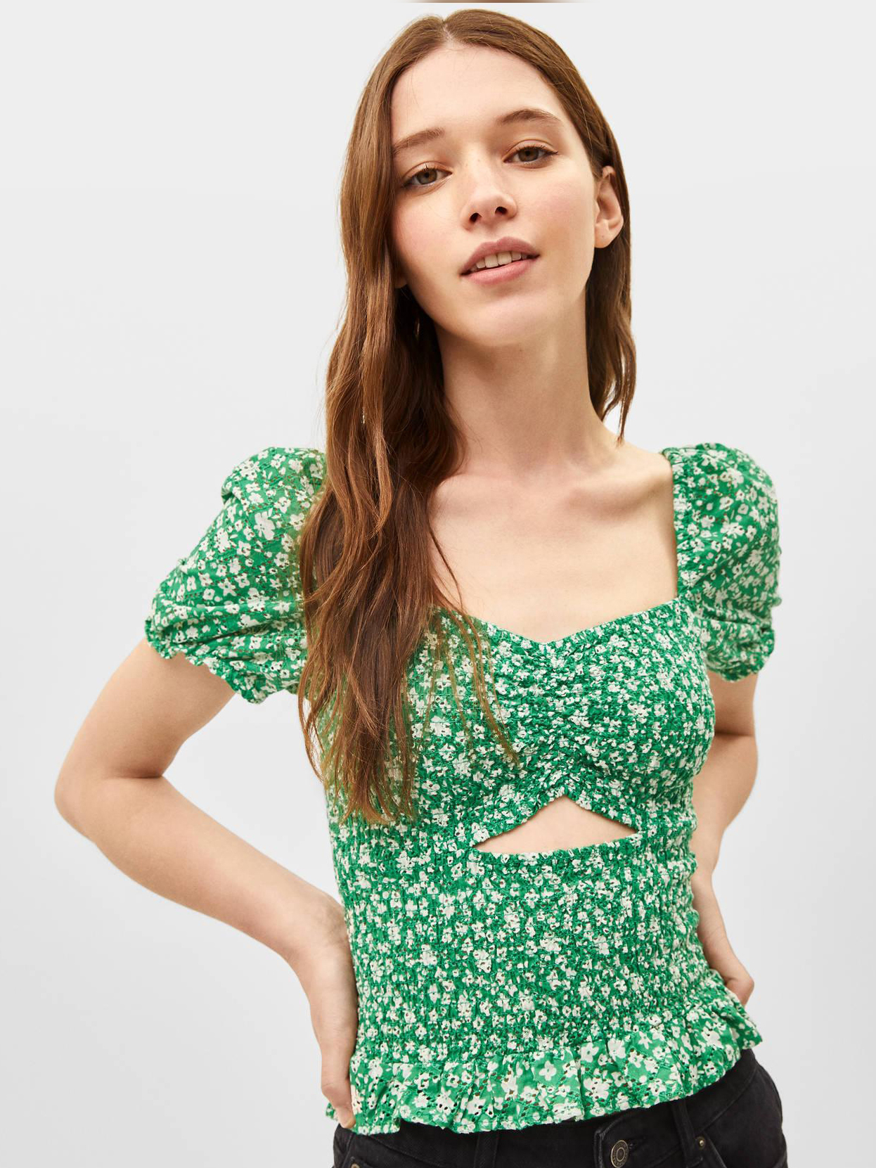 

Топ Bershka 0920188500-AAPL M Зеленый