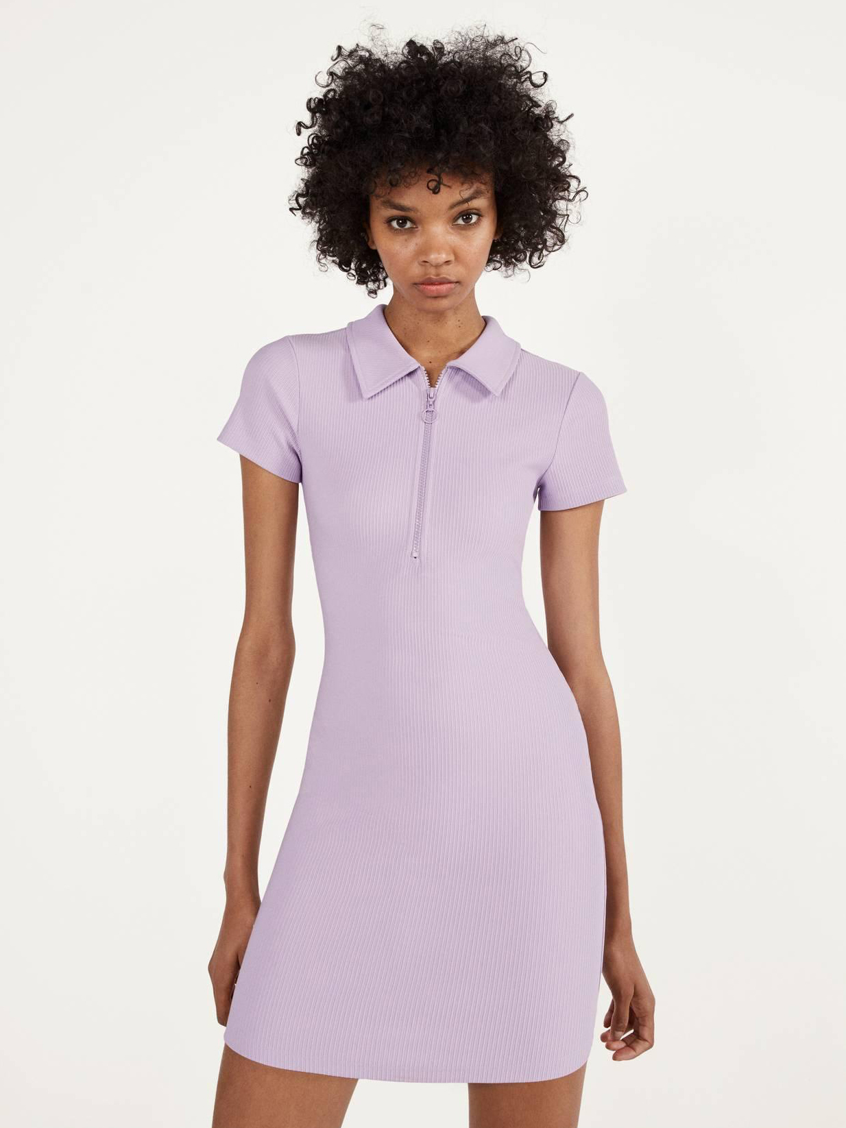 

Платье Bershka 0521296602-ACXE XS Сиреневое