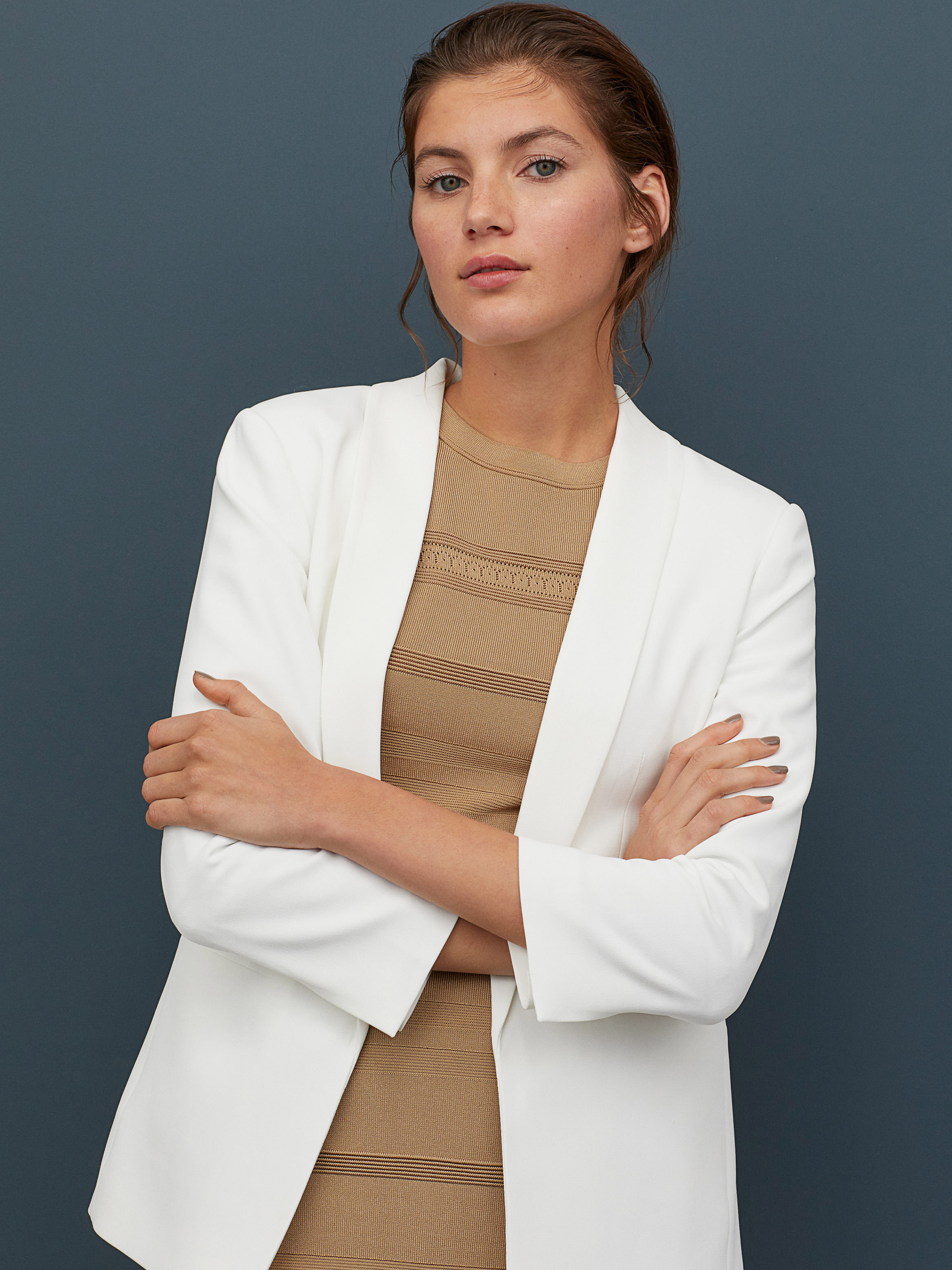 

Пиджак H&M 0728156-1 46 Белый