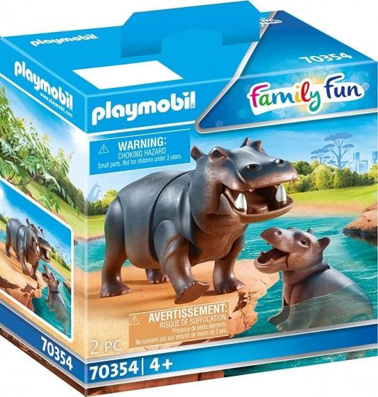 

Игровой набор Playmobil 70354 Бегемот с детенышем (4008789703545)