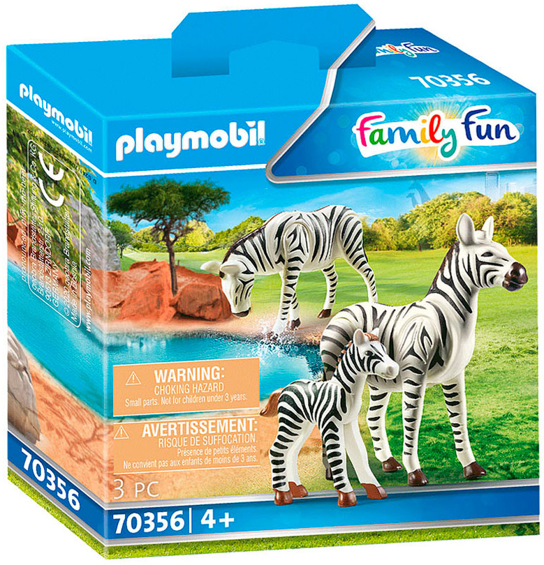 

Игровой набор Playmobil 70356 Зебры с детенышем (4008789703569)