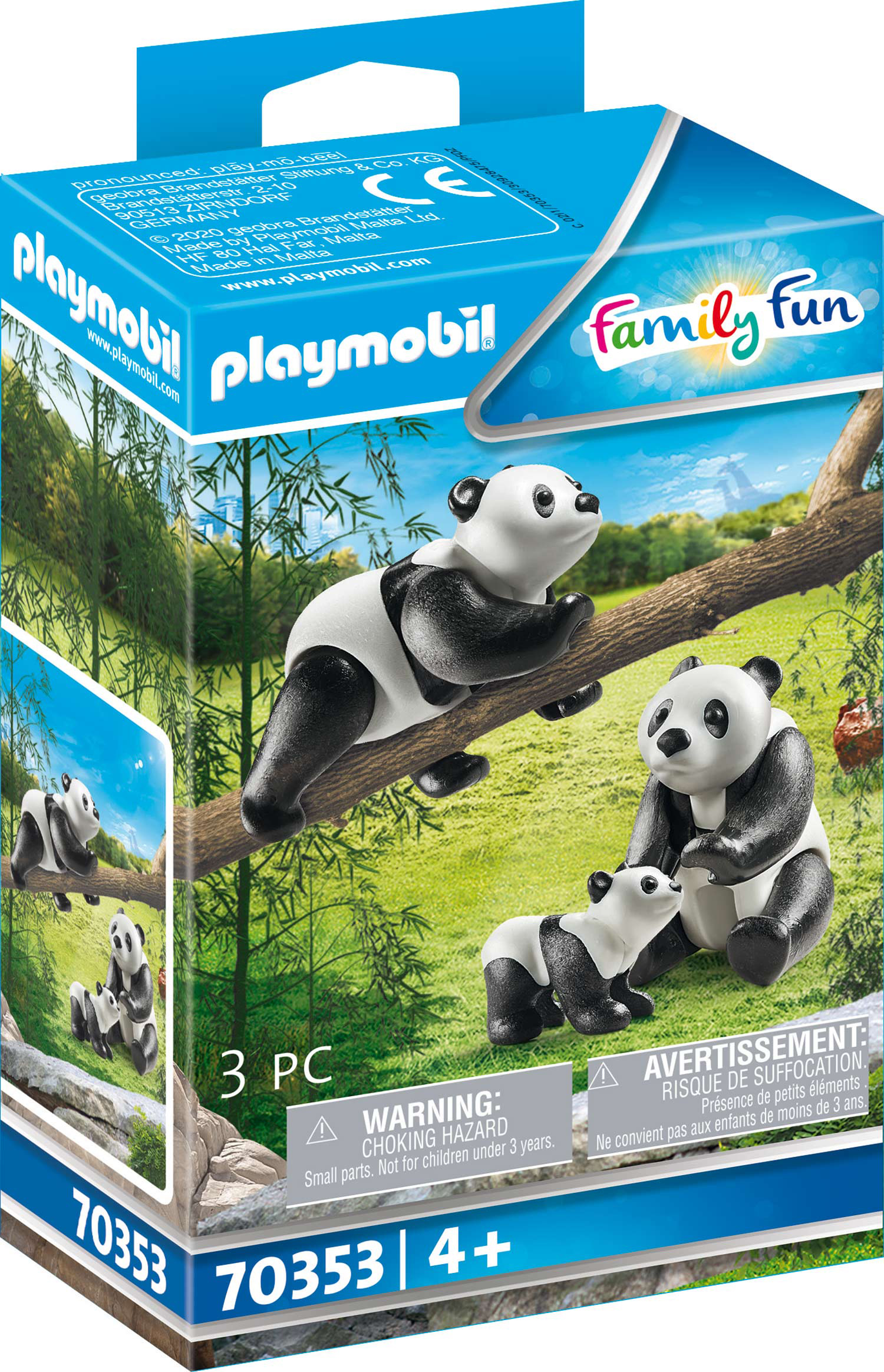 

Игровой набор Playmobil 70353 Панды с детенышем (4008789703538)