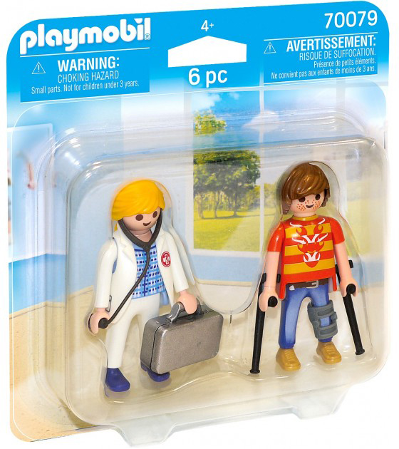 

Игровой набор Playmobil 70079 Доктор и пациент (4008789700797)