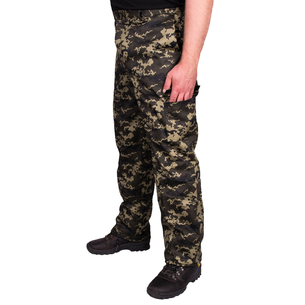 

Штаны зимные на флисе UkrCamo ЗШП 58р. Пиксель тёмный