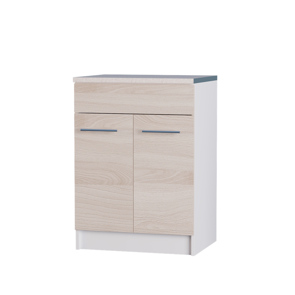 

Кухня Эко модуль Низ мойка 600 + столешница Omni Home Ясень Шимо Светлый 60х46х85 см