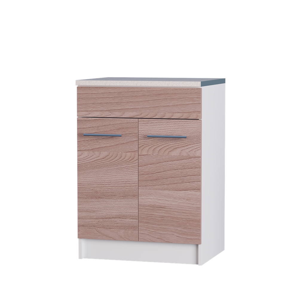 

Кухня Эко модуль Низ мойка 600 + столешница Omni Home Ясень Шимо Темный 60х46х85 см