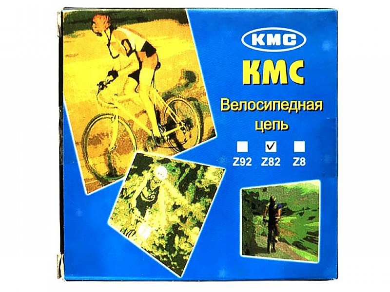 

Велосипедная цепь KMC Z82 1/2"x3/32" 116 зв. (8зв.)