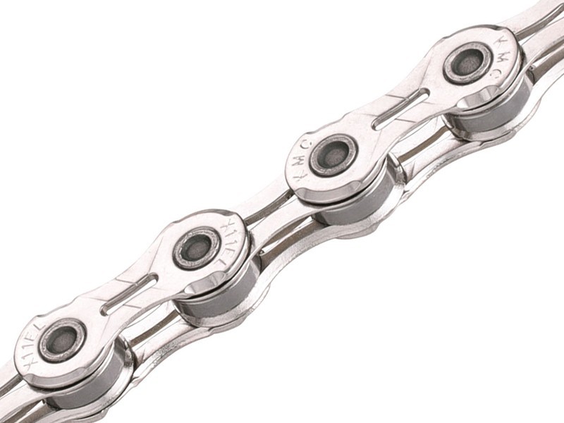

Велосипедная цепь KMC X11EL 1/2"х11/128" 118 зв. (11ск.) серебристый