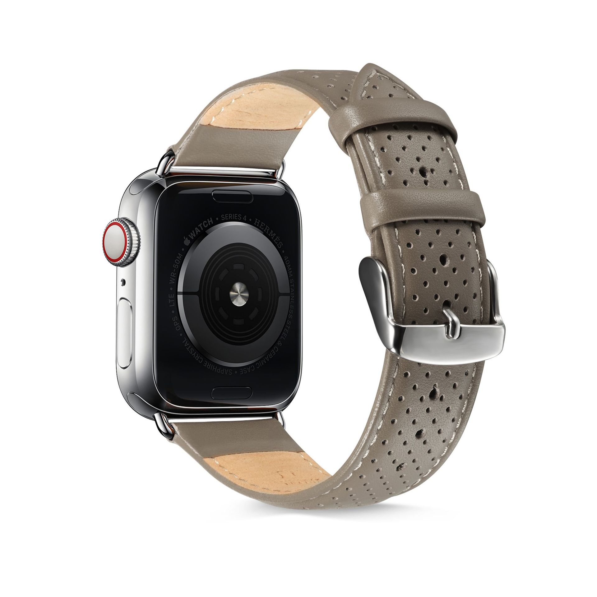 

Ремешок кожаный BlackPink Modern для Apple Watch, Серый